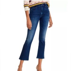 MOTHER The Insider Ankle High Rise Bootcut Ankle Jeans The Road to Paradise W-27